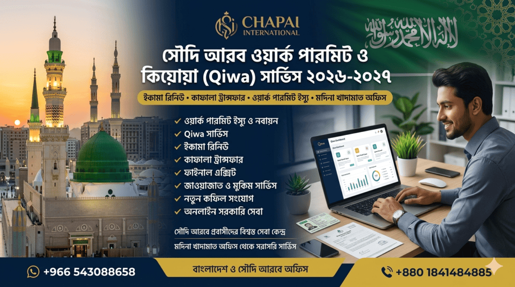 সৌদি আরব ওয়ার্ক পারমিট ও কিয়ো